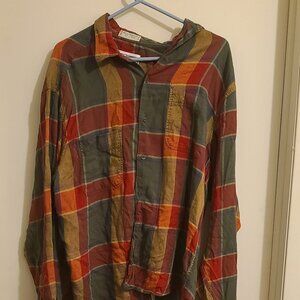 Vintage 90s Wear Claiborne Flannel Buttonup